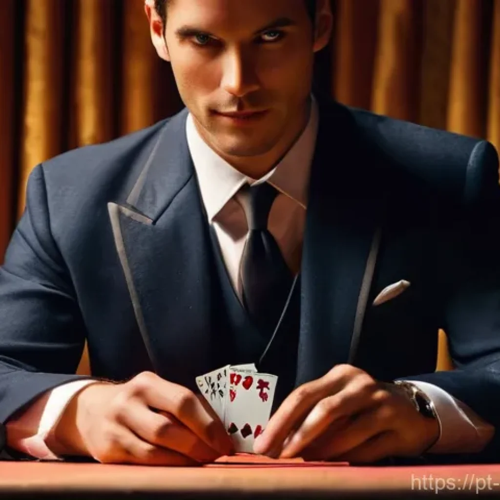 마술 기법을 이해하는 법 - **Prompt:** A sophisticated male magician, dressed in a sharp, tailored three-piece suit and a prist...